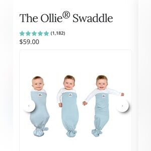 Ollie Swaddle and Laundry Bag